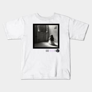 Cece Palaski - Window - B&W - Dark Kids T-Shirt